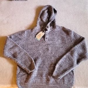 Mens XL Prana sweater knit hoodie.